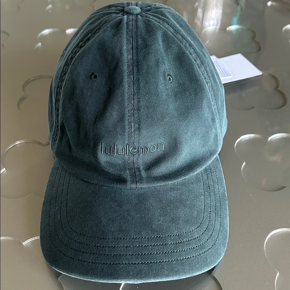 🆕 LULULEMON Classic Ball Cap *Wash Rainforest Green NWT Size L/XL - Picture 16 of 16